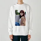 AI美女大好きクラブのAI美女とデート2 Heavyweight Crew Neck Sweatshirt