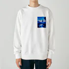 AQUAMETAVERSEの贅沢な夕暮れのひと時を貴女に　Hime  2530 Heavyweight Crew Neck Sweatshirt