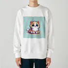 Pixel Craftのドット猫 Heavyweight Crew Neck Sweatshirt