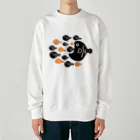 mincruのお魚さんは大家族 Heavyweight Crew Neck Sweatshirt