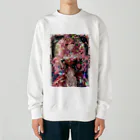 シロクマペンギンのローズプリンセス（プレミアムバージョン） Heavyweight Crew Neck Sweatshirt