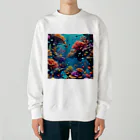 asuto_20のローポリ風サンゴ Heavyweight Crew Neck Sweatshirt