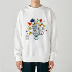 KILIKOStudiosの虹が出る東京切子　エメラルド Heavyweight Crew Neck Sweatshirt