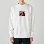 PINK PINKの可愛いたれみみうさぎグッズ Heavyweight Crew Neck Sweatshirt