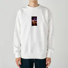 minaminokahoの小さな探検家のようなミーアキャット Heavyweight Crew Neck Sweatshirt