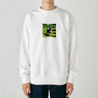 Keeiiのお散歩×ミニチュアシュナウザー Heavyweight Crew Neck Sweatshirt