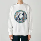 八王子やましぎのテナーサックス ６ Heavyweight Crew Neck Sweatshirt