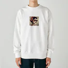 Chama's shopの美女と花 Heavyweight Crew Neck Sweatshirt