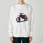 Bikers' Galleryのオフロードバイク デザイン モトクロス  Heavyweight Crew Neck Sweatshirt