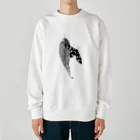 harukou_☆の虫　ちょうちょ？ Heavyweight Crew Neck Sweatshirt