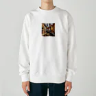 11mi_mi11の古き町並み Heavyweight Crew Neck Sweatshirt