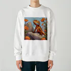 chiru×2の野生のフトアゴヒゲトカゲ Heavyweight Crew Neck Sweatshirt