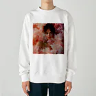 AQUAMETAVERSEのフェイスアート　Tomoe bb 2712 Heavyweight Crew Neck Sweatshirt