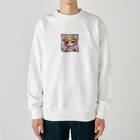 oshhinの萌えくま Heavyweight Crew Neck Sweatshirt