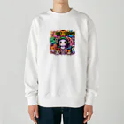 のだまクリエイターズらぼのにゃんアニマル軍団 Heavyweight Crew Neck Sweatshirt