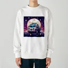 キャラクターズの可愛い車キャラクター Heavyweight Crew Neck Sweatshirt