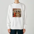 AQUAMETAVERSEの優雅な花見桜の花満開　なでしこ1478 Heavyweight Crew Neck Sweatshirt