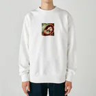 Yama_49のくつろぎリス Heavyweight Crew Neck Sweatshirt