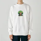 YOKOKENのガジュマルのガジュ子さん Heavyweight Crew Neck Sweatshirt