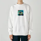 noiSutoaのカラフルなうきわ Heavyweight Crew Neck Sweatshirt