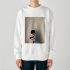 Minashのぼくのカッコいいポーズ Heavyweight Crew Neck Sweatshirt