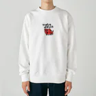 いらすとのおみせの金目鯛　めでタイ　ありがとう　手描きイラスト Heavyweight Crew Neck Sweatshirt