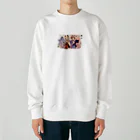 HiroLink's Shopのことわざ物語：鶴の一声 Heavyweight Crew Neck Sweatshirt