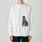 つぎの皇帝ペンギン　ひとり Heavyweight Crew Neck Sweatshirt