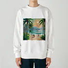 Paradise ExploreのPalm Breeze Bliss Heavyweight Crew Neck Sweatshirt