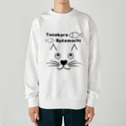 Crapuraの棚からぼたもちCat Heavyweight Crew Neck Sweatshirt