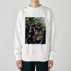 ミクロのユキノシタのお花が可愛らしい〜 Heavyweight Crew Neck Sweatshirt