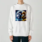 29 dragonのdrgonnumeber1-1 Heavyweight Crew Neck Sweatshirt