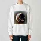 nail_aphroditeの月の中の光 Heavyweight Crew Neck Sweatshirt