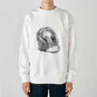 chan-takehaniのモノクロームの音世界 Heavyweight Crew Neck Sweatshirt