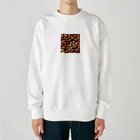 ドット絵賢者のドット絵シリーズ９チキン祭りゴージャスver. Heavyweight Crew Neck Sweatshirt