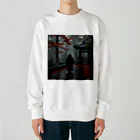 中村マコトの雨の中の侍2 Heavyweight Crew Neck Sweatshirt