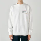 yuri-yuri-lifeのありがとう 動く力 Heavyweight Crew Neck Sweatshirt