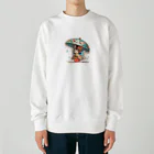 bona fideの開運招き猫　みこ Heavyweight Crew Neck Sweatshirt