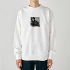 irwin00の戦う乙女シリーズ 黒瀬 かなた Heavyweight Crew Neck Sweatshirt