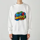 happiness_shopのキラキラの瞬間 Heavyweight Crew Neck Sweatshirt