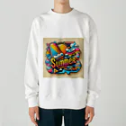 まんまるちゃんのサマー▪ノスタルジア Heavyweight Crew Neck Sweatshirt