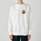 ちゅる子ショップのちゅる子グッズイラスト版１ Heavyweight Crew Neck Sweatshirt