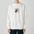 R Uの風切る冒険猫 Heavyweight Crew Neck Sweatshirt