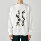 ネコノミコンみみかの実家の姫　レオン Heavyweight Crew Neck Sweatshirt