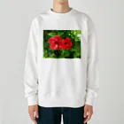 EHMforyouの南国　ハイビスカス　パワースポット Heavyweight Crew Neck Sweatshirt