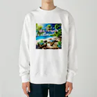 ソラのお店屋さんのちょっと休んでかない？ Heavyweight Crew Neck Sweatshirt