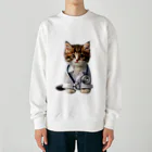 ネコネコ笑店 -Cat Goods Store-のDrねこ丸No1 Heavyweight Crew Neck Sweatshirt