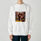 お花屋SUNのFlower Foot（フラワー・フット） Heavyweight Crew Neck Sweatshirt