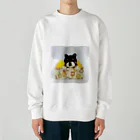 黒柴むさし君の黒柴むさし Heavyweight Crew Neck Sweatshirt