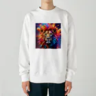 タカヤマ・サイトの艶・喝采の獅子 Heavyweight Crew Neck Sweatshirt